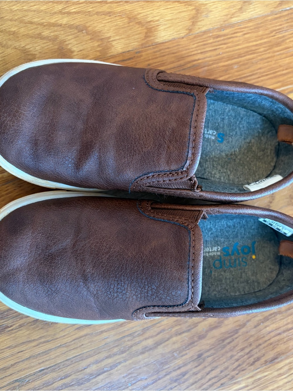 Simple Joys by Carter's -  Brown Slip-On Kids Shoes